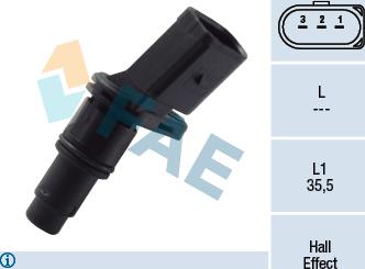 FAE 79342 - Senzor, pozicija odmikalne gredi www.parts5.com