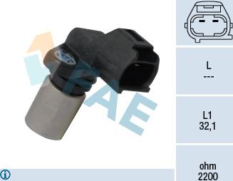 FAE 79313 - Sensor, crankshaft pulse www.parts5.com