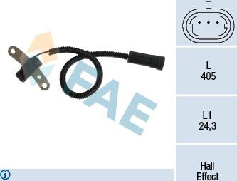 FAE 79335 - Sensor, crankshaft pulse www.parts5.com