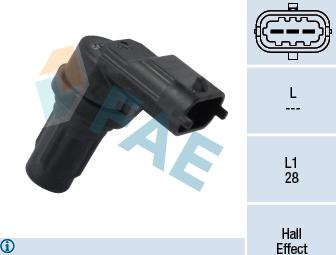 FAE 79338 - Czujnik, pozycja wałka rozrządu www.parts5.com