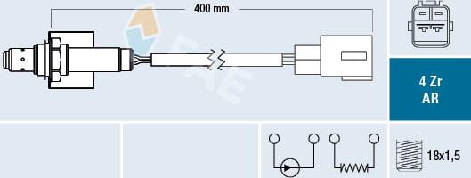 FAE 75654 - Sonda Lambda www.parts5.com