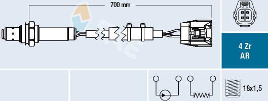 FAE 75652 - Sonda Lambda www.parts5.com