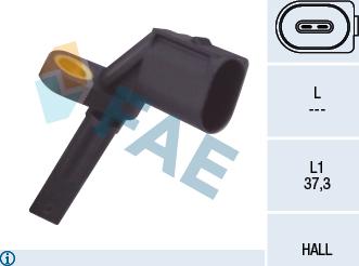 FAE 78061 - Αισθητήρας, στροφές τροχού www.parts5.com