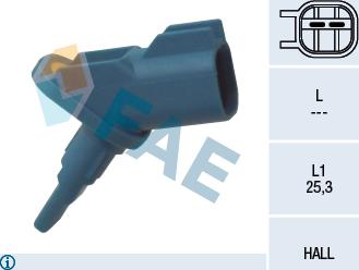 FAE 78011 - Sensor, revoluciones de la rueda www.parts5.com