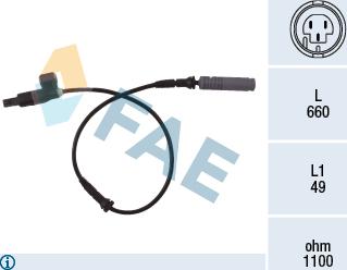 FAE 78023 - Senzor,turatie roata www.parts5.com