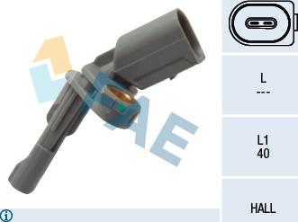 FAE 78126 - Sensor, revoluciones de la rueda www.parts5.com