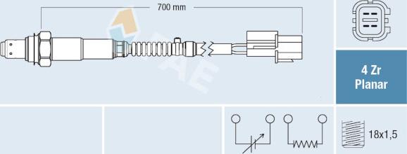 FAE 77689 - Lambda Sensor www.parts5.com