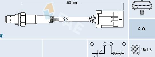 FAE 77195 - Lambda Sensor www.parts5.com