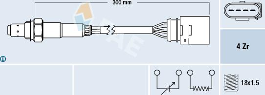 FAE 77197 - Lambda Sensor www.parts5.com