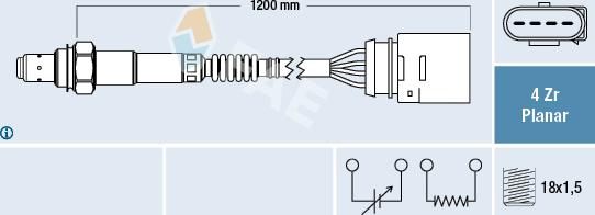 FAE 77144 - Lambda sonda www.parts5.com