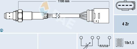 FAE 77140 - Lambda andur www.parts5.com