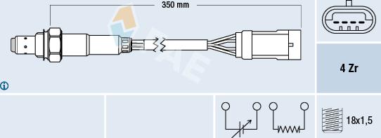 FAE 77152 - Lamda-sonda www.parts5.com