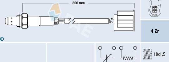 FAE 77314 - Lamda-sonda www.parts5.com