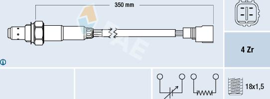 FAE 77385 - Lamda-sonda www.parts5.com