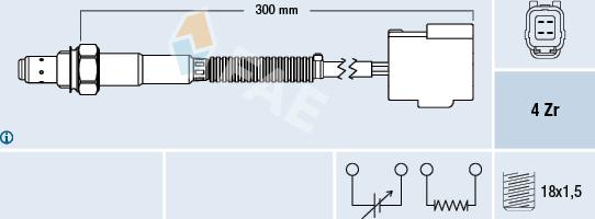 FAE 77261 - Lambda-sonda www.parts5.com