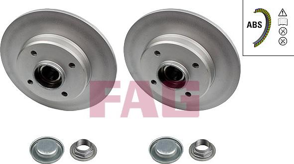 FAG 713 5406 00 - Спирачен диск www.parts5.com