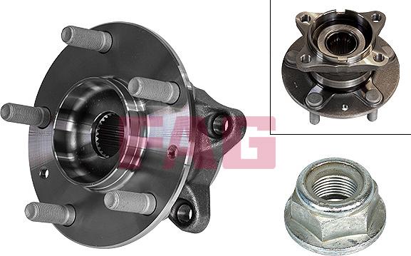 FAG 713 6159 20 - Wheel hub, bearing Kit www.parts5.com