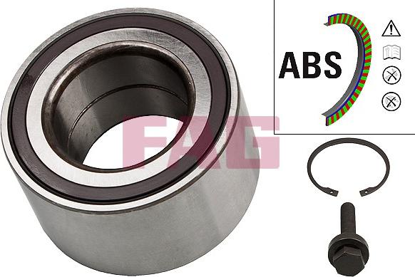 FAG 713 6109 30 - Wheel hub, bearing Kit www.parts5.com