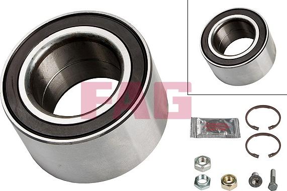 FAG 713 6101 60 - Комплект подшипника ступицы колеса www.parts5.com