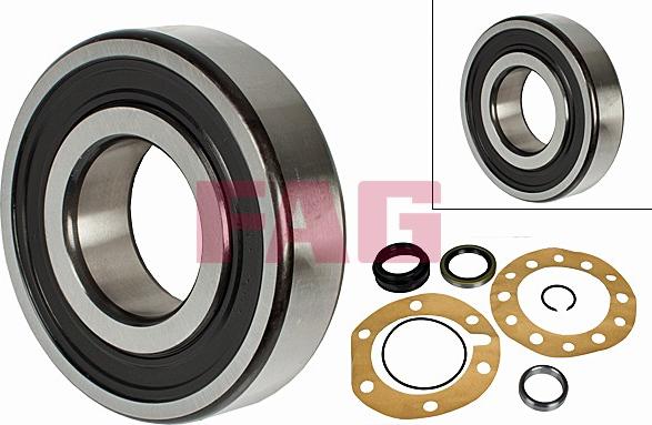 FAG 713 6186 50 - Wheel hub, bearing Kit parts5.com