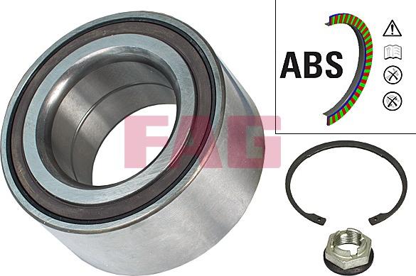 FAG 713 6204 20 - Wheel hub, bearing Kit www.parts5.com