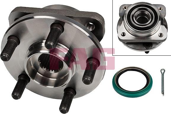 FAG 713 6700 10 - Wheel hub, bearing Kit www.parts5.com