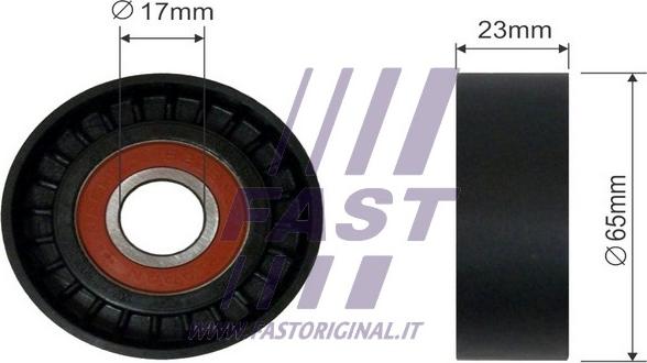 Fast FT44545 - Deflection / Guide Pulley, v-ribbed belt parts5.com