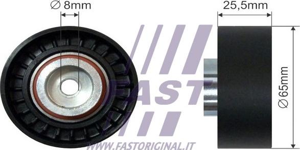 Fast FT44537 - Rola ghidare / conducere, curea transmisie www.parts5.com