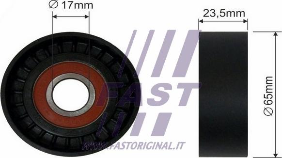 Fast FT44521 - Polea inversión / guía, correa poli V www.parts5.com