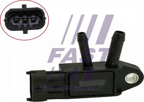 Fast FT54304 - Датчик, давление выхлопных газов www.parts5.com