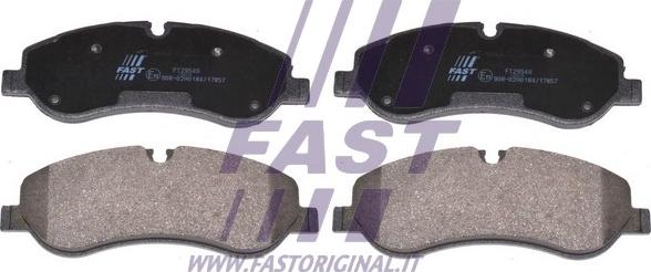 Fast FT29549 - Brake Pad Set, disc brake www.parts5.com