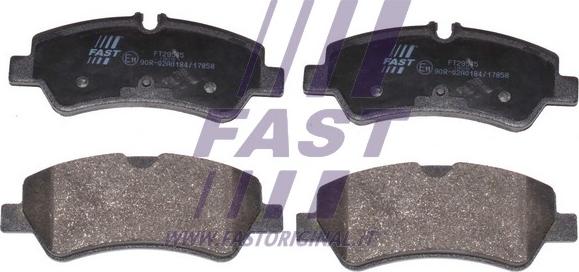 Fast FT29545 - Brake Pad Set, disc brake www.parts5.com