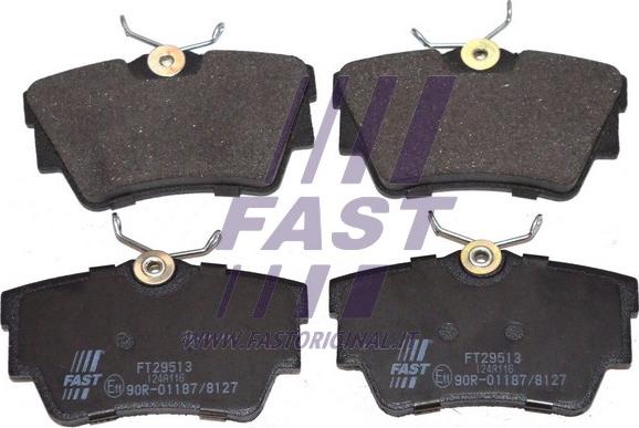 Fast FT29513 - Brake Pad Set, disc brake www.parts5.com