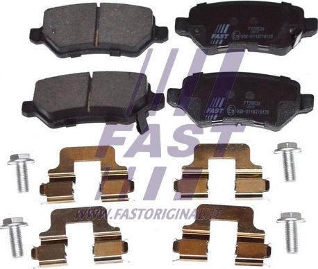 Fast FT29524 - Brake Pad Set, disc brake www.parts5.com