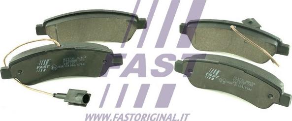 Fast FT29098 - Σετ τακάκια, δισκόφρενα www.parts5.com