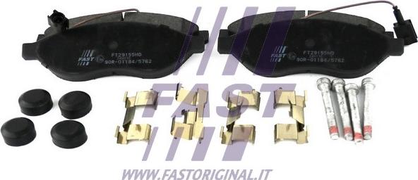 Fast FT29155HD - Brake Pad Set, disc brake www.parts5.com