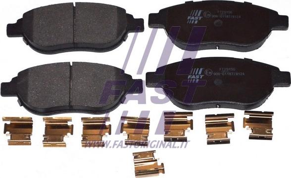 Fast FT29156 - Brake Pad Set, disc brake parts5.com