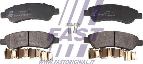 Fast FT29131 - Piduriklotsi komplekt,ketaspidur www.parts5.com