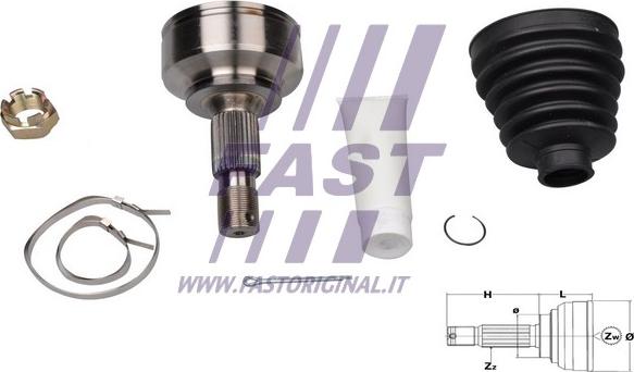 Fast FT25090K - Joint Kit, drive shaft www.parts5.com