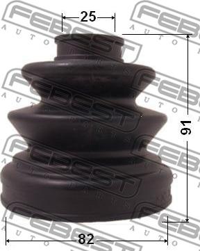 Febest 0415-K94 - Bellow, drive shaft www.parts5.com