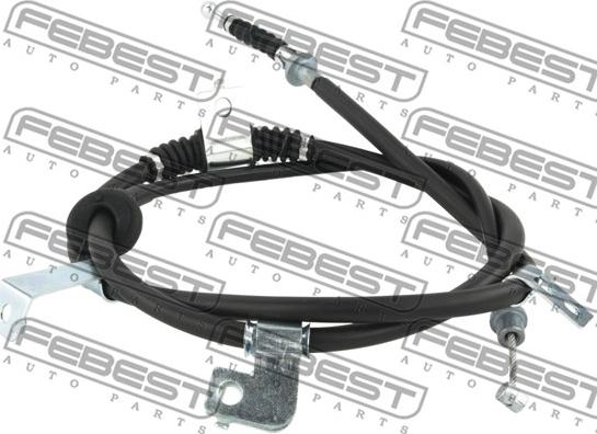 Febest 04100-GFLH - Cable, parking brake www.parts5.com