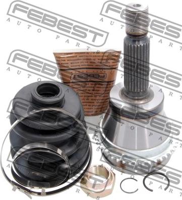 Febest 0410-CU20RA43 - Joint Kit, drive shaft www.parts5.com