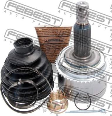 Febest 0410-V75A50 - Sada kĺbov hnacieho hriadeľa www.parts5.com