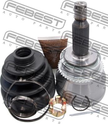 Febest 0410-V75RA50 - Sada kĺbov hnacieho hriadeľa www.parts5.com