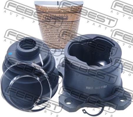 Febest 0411-V75RH - Sada kĺbov hnacieho hriadeľa www.parts5.com