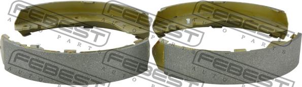 Febest 0502-BT50R - Sabot frana www.parts5.com