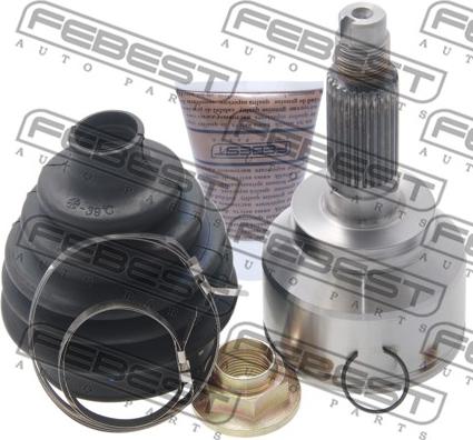 Febest 0510-MZ5 - Kompletan kardan, pogonsko vratilo www.parts5.com