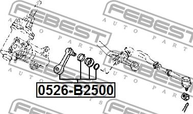 Febest 0526-B2500 - Pitman Arm www.parts5.com