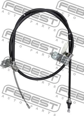 Febest 0199-PCGRJ120LH - Cięgło, hamulec postojowy www.parts5.com