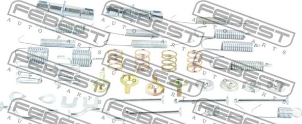 Febest 0104-GRJ150R-KIT - Accessory Kit, parking brake shoes www.parts5.com